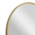 thumbnail image 5 of DecMode Gold Wooden Room Wall Mirror with Thin Frame, 42" x 2" x 42", 5 of 13