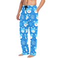 thumbnail image 2 of FORMRS Mens Pajama Pants with Pockets Sleepwear Lounge Bottoms Sizes S-2XL, Blue Bears, 2 of 7