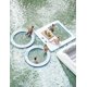 thumbnail image 4 of PeakPersuit 8 x 8FT Redondo Inflatable Floating cm de Profundidadock cm de Anchoater Platform con Malla Swim Area Non Slip EVA Platform y Rope Ladder (For Boats Pools Lakes Beaches Oceans), 4 of 7
