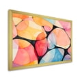 thumbnail image 2 of Designart "Soft Colors Tiles Geometric Serenity III" Abstract Framed Wall Art Decor - Modern Yellow Abstract Geometric Living Room Framed Canvas Art, 2 of 6