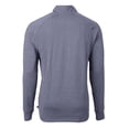 thumbnail image 3 of Men's Cutter & Buck Heather Navy FC Dallas Big & Tall Adapt Eco Knit Quarter-Zip Top, 3 of 3