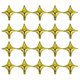 thumbnail image 1 of GOOHOCHY 20 piezas 10 pulgadas globo de papel de aluminio pequeño globo shuriken suministros para fiestas globos decorativos (dorado), 1 of 7