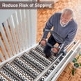 thumbnail image 4 of Non Slip Carpet Stair Treads for Wooden Steps Indoor, 15 Pack Stair Runners Covers Staircase Step Rugs Stair Mats for Kids Elders and Dog, 4 of 6