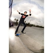Razor RipStik Ripster Caster Board - Blue, 76 mm 360-Degree Inclined Casters, Skateboard for Child