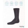 thumbnail image 6 of MeMoi Boys' Dots On Down Mercerized Cotton Crew Socks - Boys - Male, 2, Gray, 6 of 7
