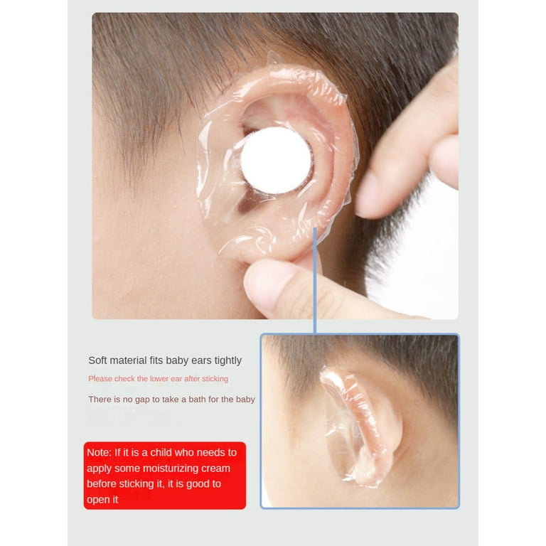 Baby Waterproof Ear Covers Disposable Soft Ear Tape Earmuffs for