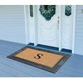 thumbnail image 2 of A1HC Natural Rubber & Coir 24x36 Monogrammed Doormat For Front Door, Anti-Shed Treated Durable Doormat for Outdoor Entrance, Heavy Duty, Low Profile, Easy to Clean, Long Lasting Front Porch Entry Rug, 2 of 7