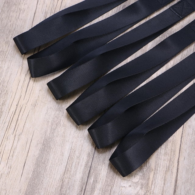 OUNONA 6Ud Cintas Para Sujetar Carga Resistentes En Negro Para Uso En Vehículos