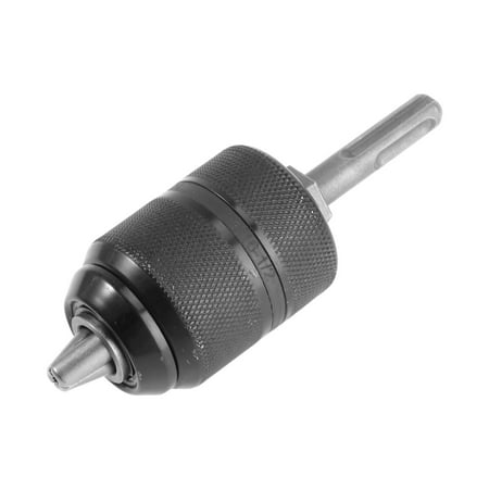 

Keyless Vanadium Steel Black Mini 3-Jaw Drill Chuck Drilling Adapter Converter SDS Adaptor to Hold 2-13mm Drill Bits Converter Tool Power Hand Drill Bits