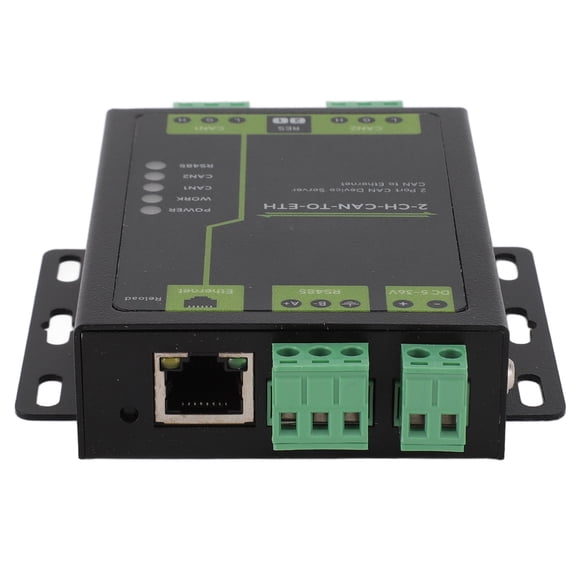 Servidor CAN A Ethernet De 2 Puertos, Convertidor Profesional De Grado Industrial, 2 Canales, CAN RS485, Ethernet, Doble Enchufe, CAN A Ethernet Para Computadora