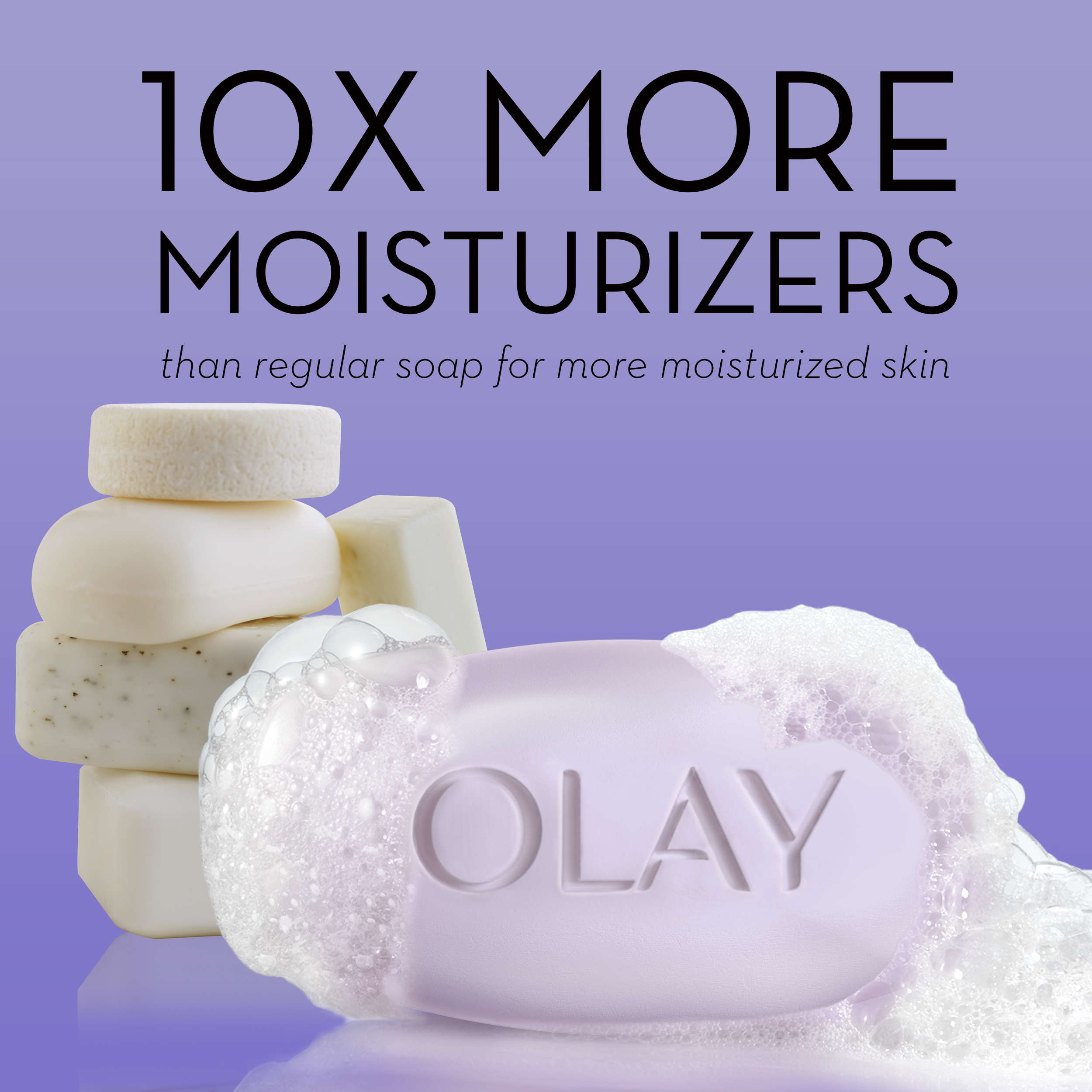 Olay Fresh Outlast Soothing Orchid & Black Currant Beauty Bar 4 oz, 6 count - image 6 of 8