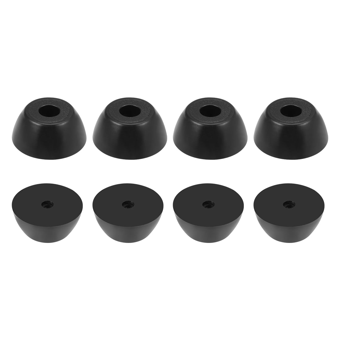 Rubber Furniture Pads 30mm x 19mm Anti-Slip Bumpers 13mm Height 8Pcs
