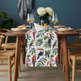 thumbnail image 2 of Farmhouse Parrots Table Runner - 48 Inch Long, Kitchen Dining Table Runner Dresser Scarves, Spring Summer Botanical Leaf Watercolor Farmhouse Decor for Coffee Tables Wedding Party Banquet, 2 of 8