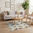 thumbnail image 3 of ODIKA Neutral Para Interlocking Dining Under Table Tapetes Sala Plaid for Home Office, Gaming Room, Desk, Non-Slip Chair-Friendly, 3 of 7