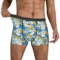 thumbnail image 2 of Kdxio Men's Boxer Briefs with Flower and Sail Boat Print - Comfortable and Breathable Underwear for Everyday Wear, 2 of 7