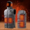 thumbnail image 6 of Yaoyar Heated Vest for Men Women,Windproof USB Electric Heating Jacket Heated Hood for Winter Outdoor,6 Heating Zones & 3 Heat Levels, 6 of 7