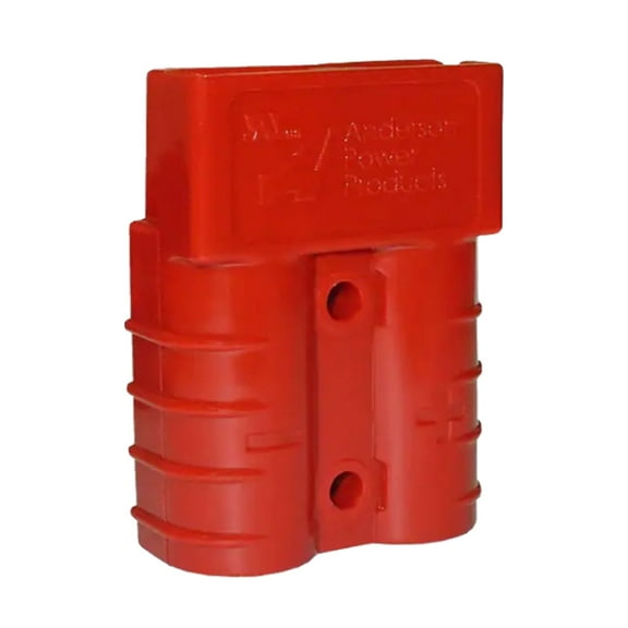992G1-BK Blade Type Power Housing Connector 2 Position 175A-600V Non-Gendered Red