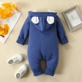 thumbnail image 4 of TAIAOJING Baby Romper Jumpsuit Toddler Boys Girls Autumn Winter Long Sleeve Cloud Bear Ears Jumpsuit Outfit 12-18 Months, 4 of 4