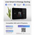 thumbnail image 2 of Termostato inteligente Vine de 4,3" con Wi‑Fi, Alexa y Google Assistant, 2 of 9