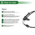 thumbnail image 7 of ABS Wheel Speed Sensor ABS Sensor Anti-lock Braking System Sensor No.956811R000 for Hyundai Accent 2012-2017 1 Pc Right Rear, 7 of 7