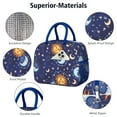 thumbnail image 4 of Lunch Bag Lunch Box for Women Reusable Insulated Lunch Bags,Water-Resistant Gothic Cooler Lunch Tote Bag, Large Capacity for Work Travel Picnic, 4 of 6