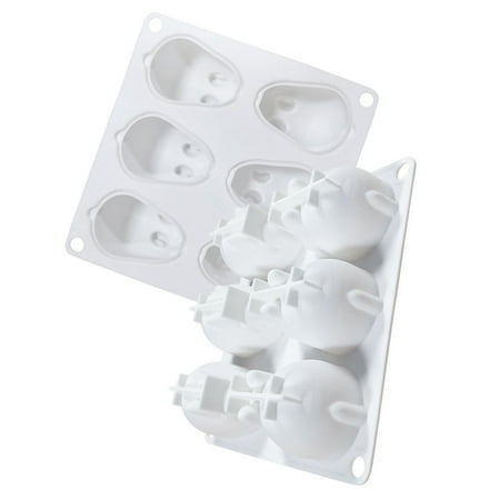 

Rabbit Shape Mousse Cake Decoration Moulds with Flexible Silicone Material Stencil for Home Kitchen Bakery Supplies White