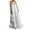 White, variant on IROINNID V-Neck Empire Dress For Women Fashion Bohemian Loose Sleeveless Solid Mid-calf Dress Comfort Waist Dress