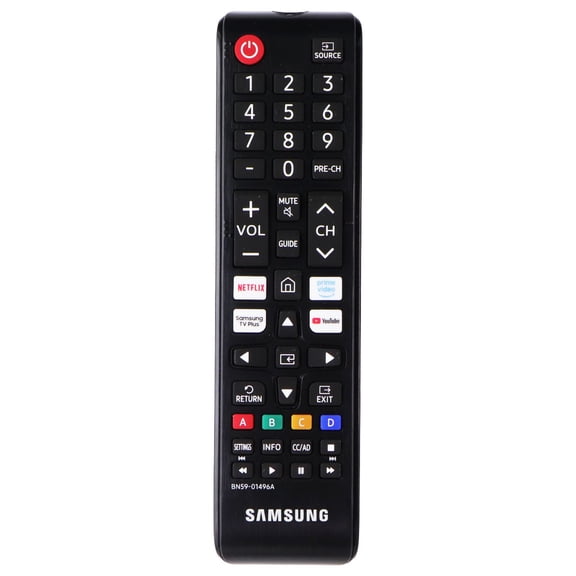 Pre-Owned Samsung Remote Control (BN59-01496A) with Netflix/Samsung TV Plus/YouTube/Prime