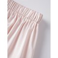thumbnail image 5 of LMLYSoH Women's Mini Shorts Lace Patchwork Drawstring Elastic Waist Casual Summer Loose Lounge Shorts, 5 of 7