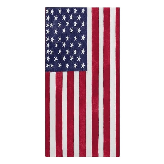 RKSupls American Flag Vintage Microfiber Beach Towel Absorbent Compact Towels for Swimming Pool Beach Travel Things for Vacation Essentials Adult Gift,61.4×30.3Inch