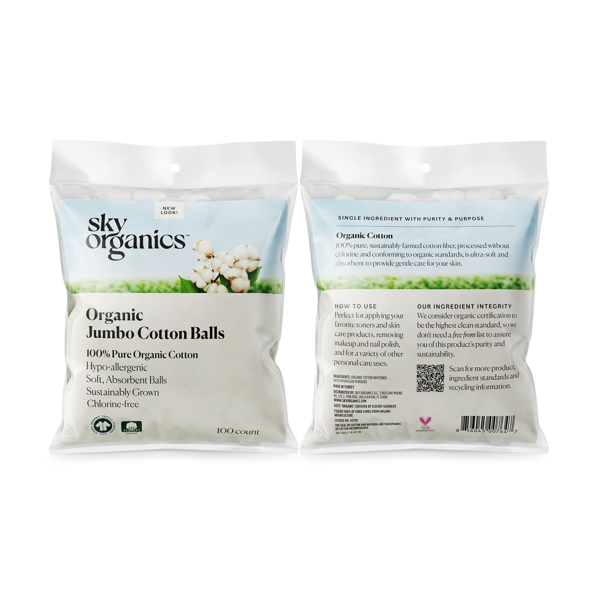 Simple Truth Organic™ Cotton Balls, 100 ct - Pay Less Super Markets