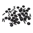 thumbnail image 2 of Almencla 6x30x Bumper Radiator Mounting Bracket Plastic Clips Retainer For 6 Pcs, 2 of 8