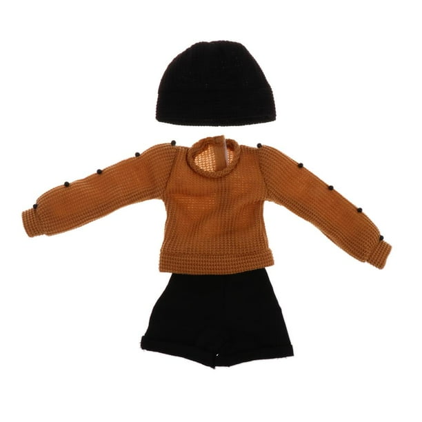 Muñeca de moda Zulema Conjunto de vestido de pantalones de suéter de muñeca