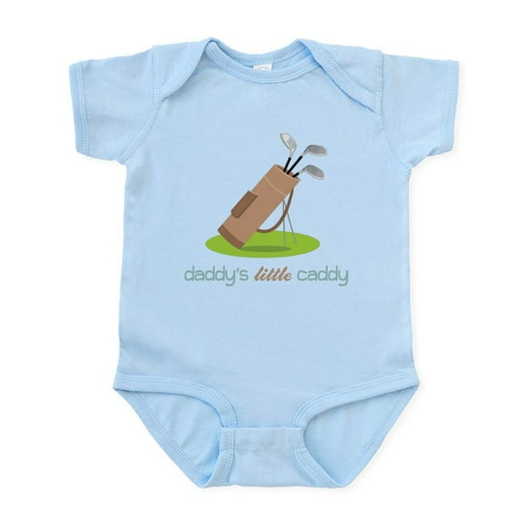 CafePress - Daddy's Little Caddy Body Suit - Baby Light Bodysuit, Size Newborn - 24 Months