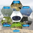 thumbnail image 2 of Hottest Garden Decoration Water Floating Solar Power Fountain Panel Kit Water Pump, 2 of 8