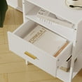 thumbnail image 6 of White Nightstand, Tall Nightstand with Drawer, 6 of 14