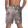 thumbnail image 3 of Kdxio Christmas Print Men'S Swim Trunks With Compression Liner 7 Inch Inseam Quick Dry Swim Shorts, 3 of 7