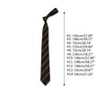 thumbnail image 5 of ZYHARUKO Vintage Striped Neck Tie for Women Men Japanese JK Style Necktie Casual Versatile Tie Shirt School Accessories, 5 of 19