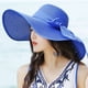 thumbnail image 4 of Sonducket Elegante sombrero para el sol para mujer - Plegable enrollable Innovador para una protección solar efectiva Ecológico Paja zafiros Type3 NO3, 4 of 6