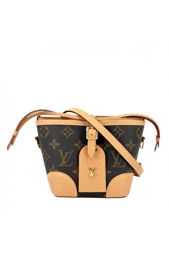 Pre-Owned Louis Vuitton Noe Purse Shoulder Bag for Women, M57099, Monogram Canvas, Brown, Gold...