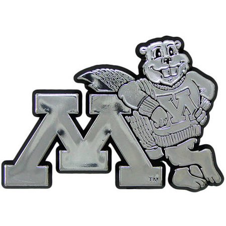 - NCAA Minnesota Golden Gophers Chrome Automobile Emblem