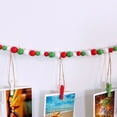 thumbnail image 7 of Wall Mounted Photo Display With Wooden Bead Garland, Bohemian Wall Decorative Collage Photo Frame, Suitable For Country Decoration, Home, Nursery, Dormitory Decoration, 7 of 7