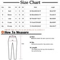 thumbnail image 3 of JeashCHAT Leggings for Women Ladies Autumn And Winter Slim Fit Casual Leather Label Elastic High Waist Warm Pants, 3 of 5