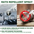Rodent Repellent Spray, Peppermint Oil Spray for Rodents to Repel Mice