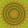 thumbnail image 1 of Ahgly Company Machine Washable Indoor Square Transitional Green Area Rugs, 7' Square, 1 of 7