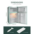 Northair 3.2 Cu ft Compact Mini Refrigerator Separate Freezer, Small