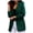Green, variant on Lovskoo Womens Casual Blazers Open Front Crop Blazer Jacket Turn Down Collar Long Sleeve Lightweight Work Office Coat Cardigan Black