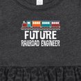 thumbnail image 4 of Inktastic Future Railroad Engineer Train Girls Baby Dress, 4 of 5