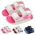 thumbnail image 4 of Otqutp Party Shoes for Baby Girls Children's Cute Soild Indoor Casual Sandals for Girls and Boys 2 to 11 Years Breathable Non Slip Sandals, 4 of 4