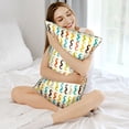 thumbnail image 5 of Easygdp Colorful Mustache Pillowcase 20×30 inches, Throw Pillowcase with Invisible Zipper for Bedroom, Sofa, Office, 5 of 8
